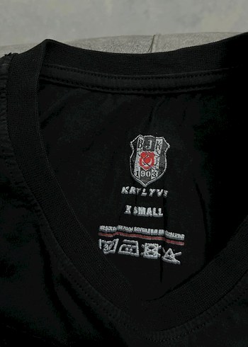 Siyah Orijinal BJK Baskılı Kısa Kollu Tişört - Görsel 3