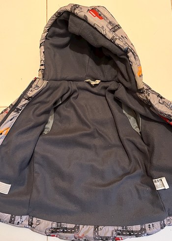 Kapüşonlu, Fermuarlı Erkek Çocuk Montu 5 yaş - Görsel 4