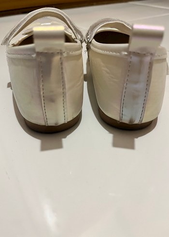 32 Numara Kız Çocuk Beyaz Babet Lcw - Görsel 5