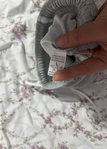 Gri Pamuklu Mini Kadın Şort - Görsel 4