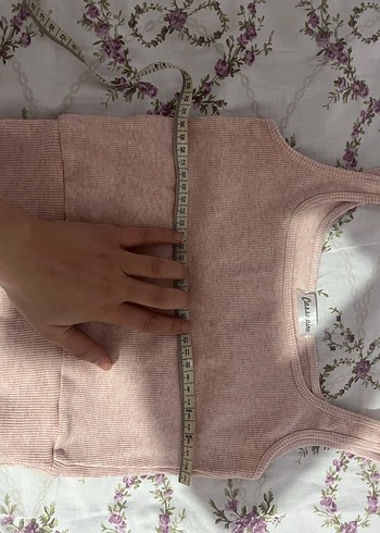 Toz pembe Mini Kolsuz Fit Atlet - Görsel 2