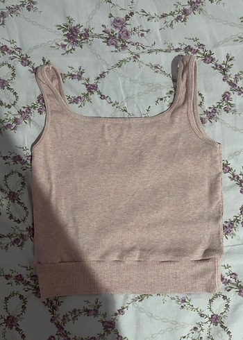 Toz pembe Mini Kolsuz Fit Atlet - Görsel 3