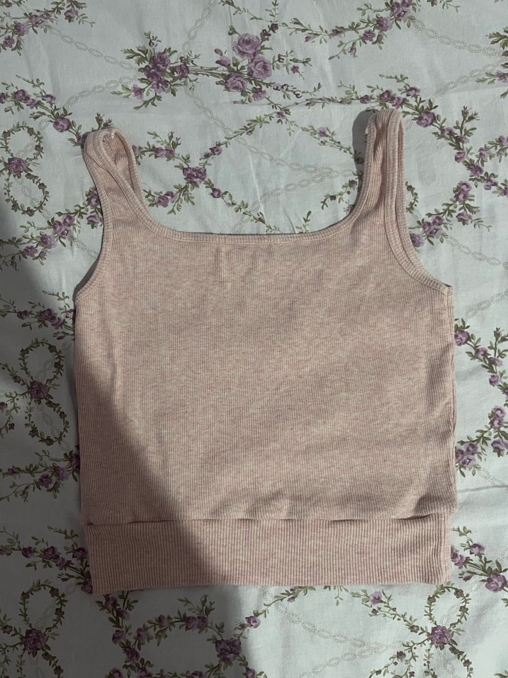 Toz pembe Mini Kolsuz Fit Atlet - Görsel 3