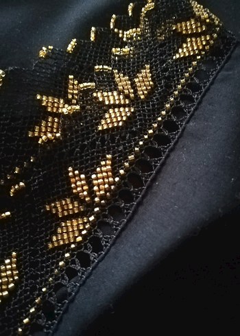 Bej Parlak Yılan Desenli Kadın Vücut Zinciri - Görsel 3