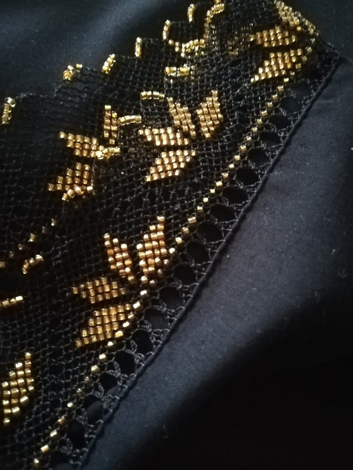 Bej Parlak Yılan Desenli Kadın Vücut Zinciri - Görsel 3