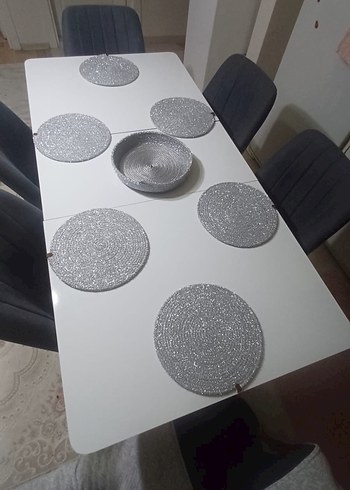 Gri Modern Tabak ve Kase Seti - Görsel 2