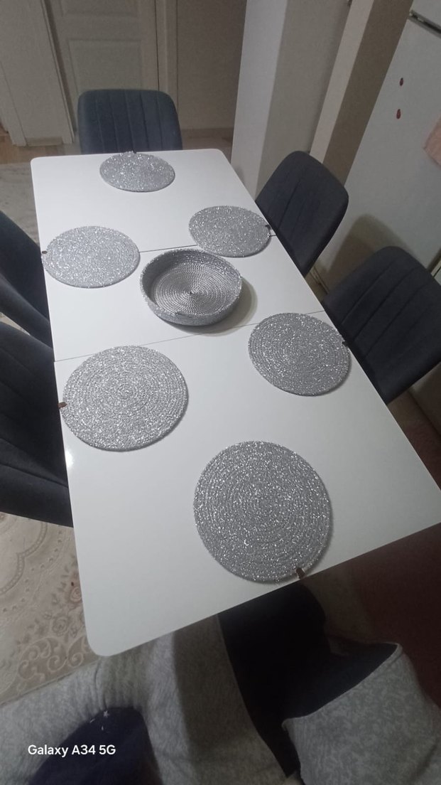 Gri Modern Tabak ve Kase Seti - Görsel 2