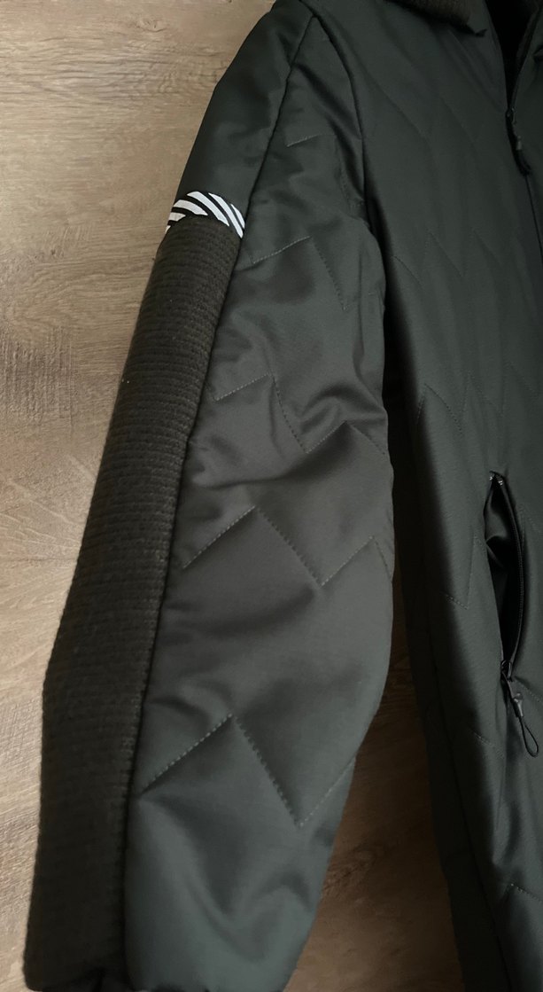 Haki yeşili Kapüşonlu Kadın Uzun Kışlık Mont - Görsel 3