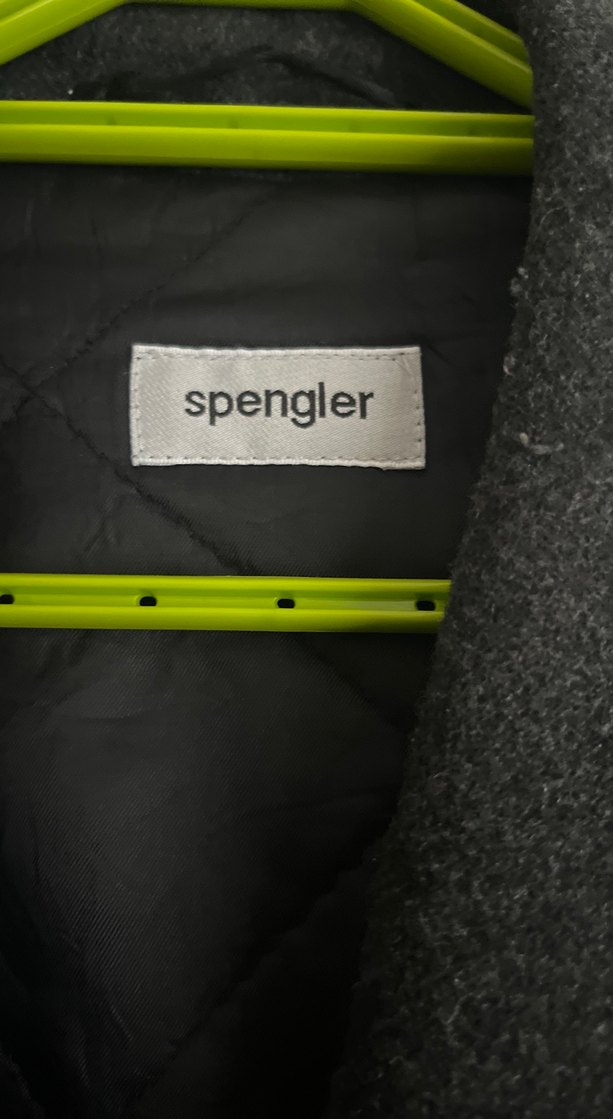 Gri Midi Düğmeli Hamile Kabanı - Görsel 3