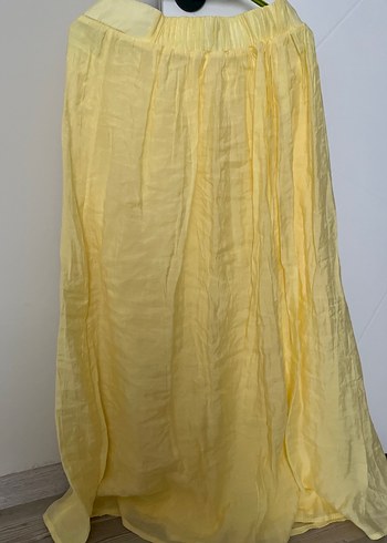 Sarı Uzun Kollu Bohem Keten Gömlek - Görsel 7