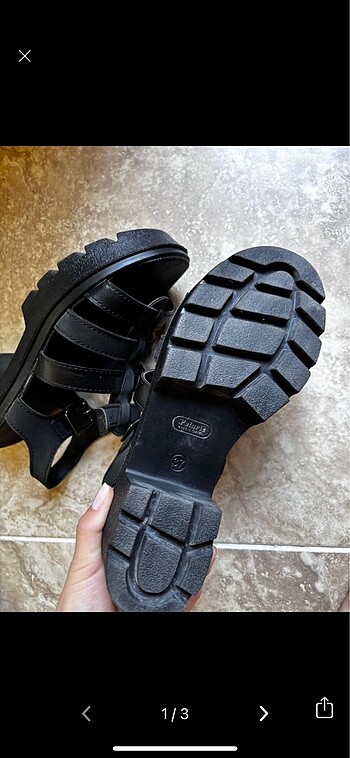 Polaris Yüksek tabanlı sandalet