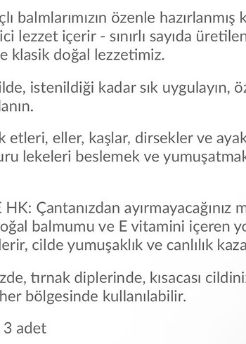 Oriflame Tender Care Çok Amaçlı Balm - Görsel 7