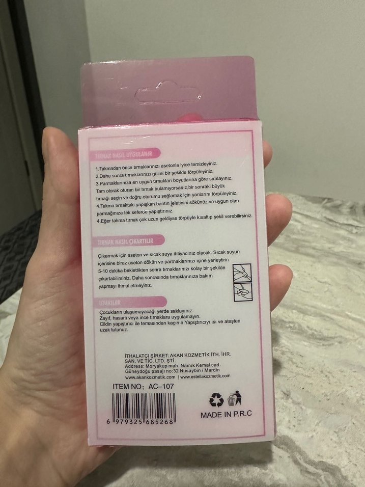 Altın Parlak Takma Tırnak Seti 12'li - Görsel 2