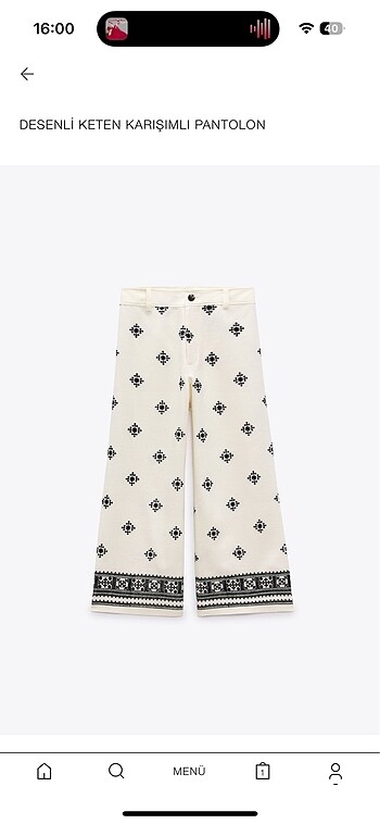 Zara pantolon