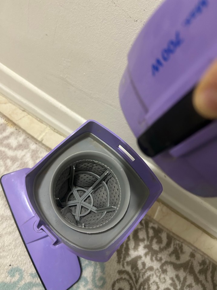 Mor ve Gri Elektrikli Süpürge - Görsel 2