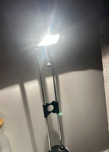 Ayarlanabilir Siyah Gri Masa Lambası - Görsel 2