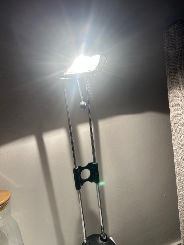 Ayarlanabilir Siyah Gri Masa Lambası - Görsel 2