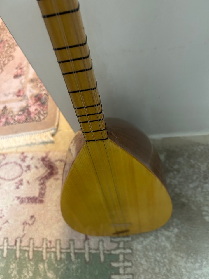 Bej Uzun Saplı Bağlama - Görsel 4