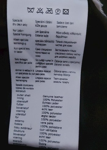 Düğmeli Siyah Deri Erkek Ceket - Görsel 4