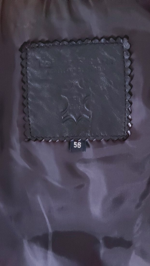 Düğmeli Siyah Deri Erkek Ceket - Görsel 5