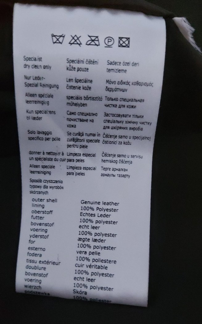 Düğmeli Siyah Deri Erkek Ceket - Görsel 4