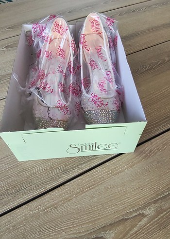 Beyaz Taşlı Yüksek Topuklu  Gelin Ayakkabısı - Görsel 5