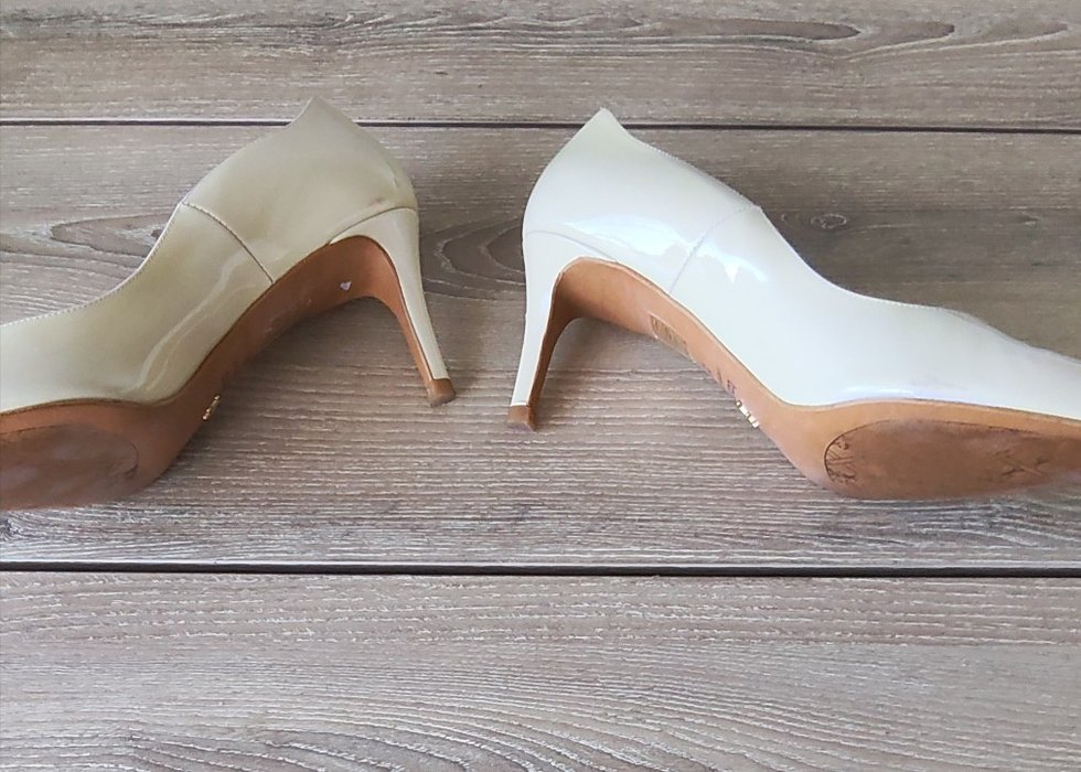 Kemal Tanca Krem Rengi Stiletto Topuklu Kadın Ayakkabı - Görsel 4