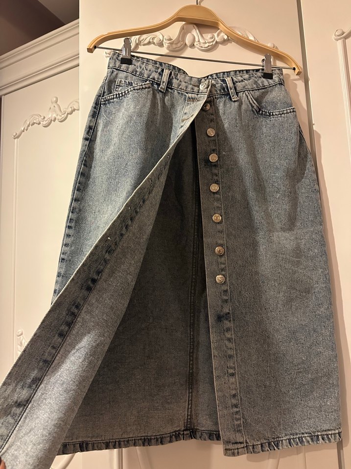 ECEOU Kot Etek, Kemerli, Balık Kesim - Görsel 4