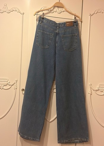 Gri Bol Kesim Midi Boy Kot Pantolon - Görsel 2