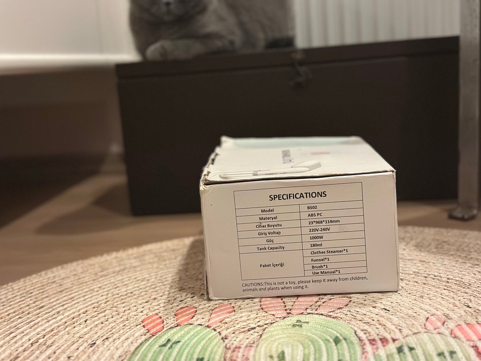 ABS materyalli 180ml Giysi Sterilizatörü - Görsel 2