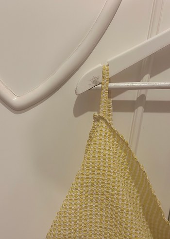 Sarı Nakışlı Bohem Tarzı crop - Görsel 3