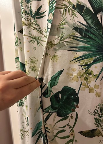 Yeşil Desenli Uzun Bohem Etek - Görsel 4