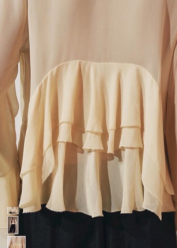 Zara volanlı gömlek - Görsel 2