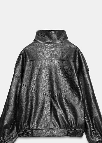 Suni deri ceket - Görsel 3