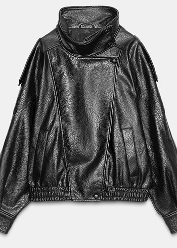 Suni deri ceket - Görsel 2