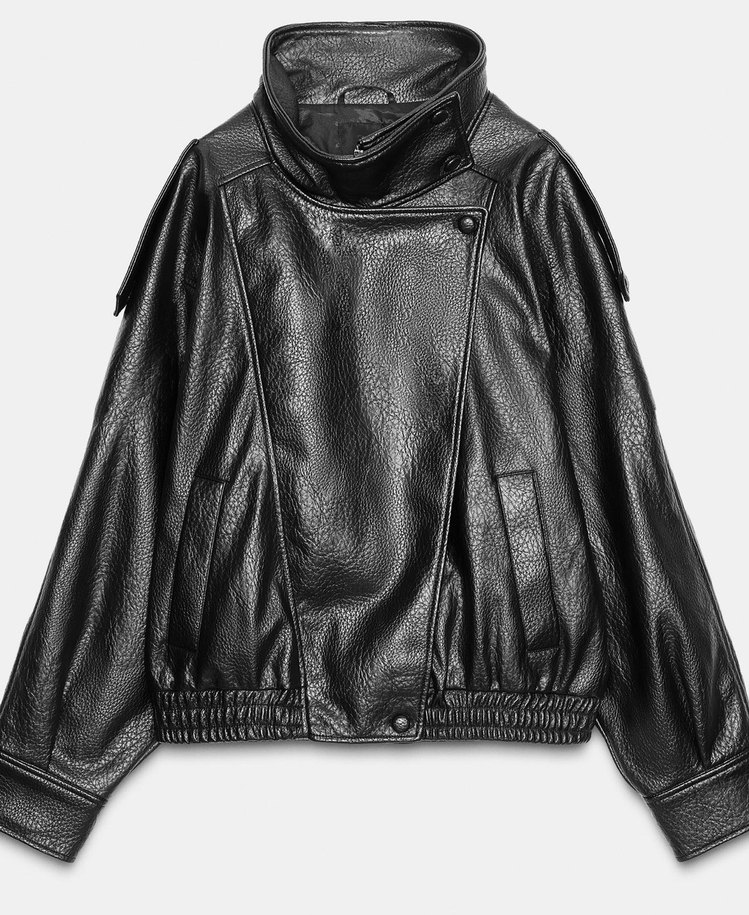 Suni deri ceket - Görsel 2