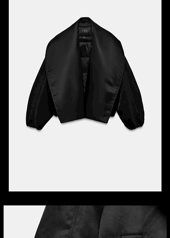 Siyah Parlak Midi Kadın Ceket - Görsel 3