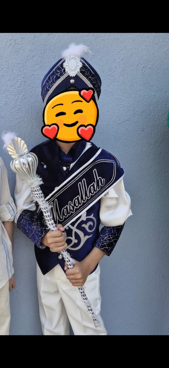 Sünnet elbisesi Takımı Beyaz - Görsel 4