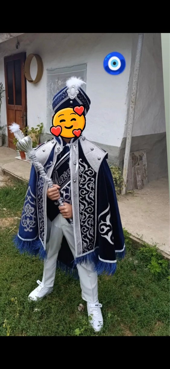 Sünnet elbisesi Takımı Beyaz - Görsel 3