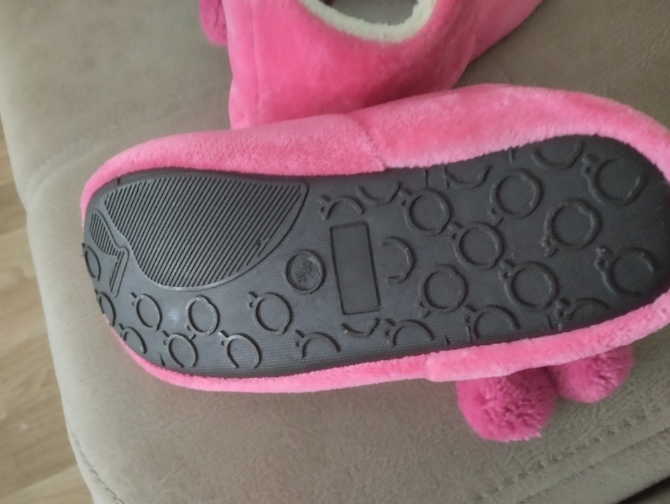 Kızlar için Pembe Sıcak Ev Terliği - Görsel 5