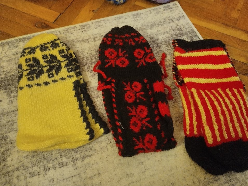 Renkli Örgü cetik - Görsel 4