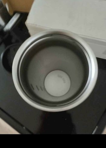 Gri Çelik Termos Matara - Görsel 2