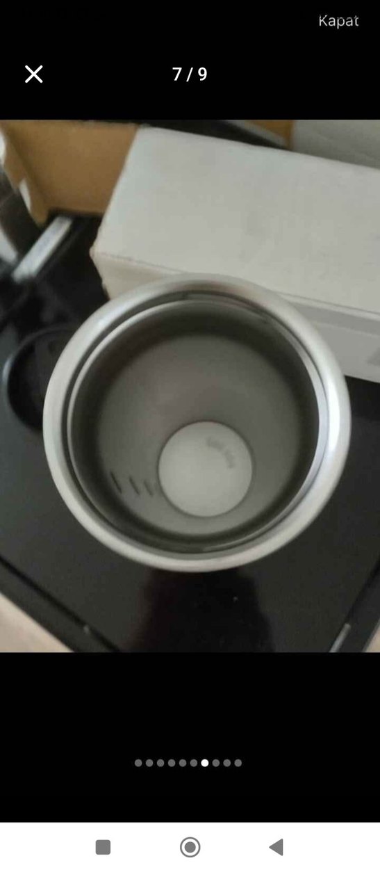 Gri Çelik Termos Matara - Görsel 2