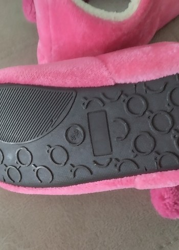 Kızlar için Pembe Sıcak Ev Terliği - Görsel 5