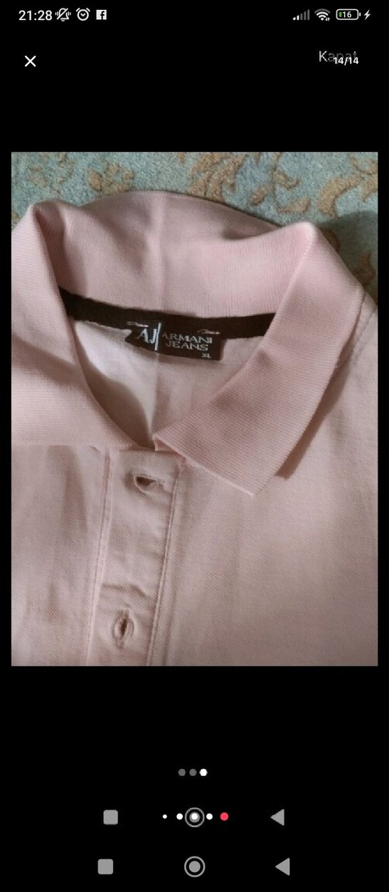 Erkek Pembe Kısa Kollu Polo Tişört - Görsel 4