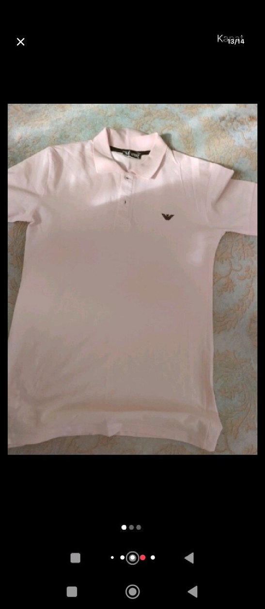 Erkek Pembe Kısa Kollu Polo Tişört - Görsel 3