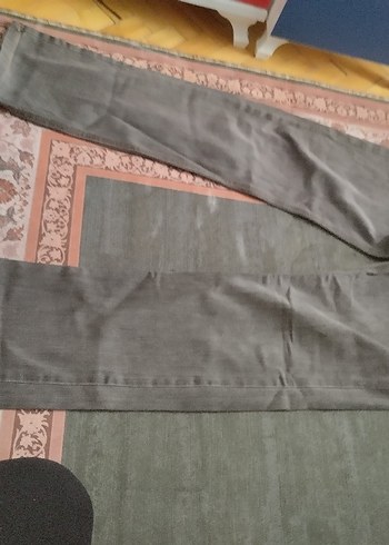 Gri Erkek Denim Pantolon, Kemerli, Normal Boy - Görsel 9