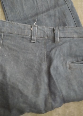 Gri Erkek Denim Pantolon, Kemerli, Normal Boy - Görsel 4