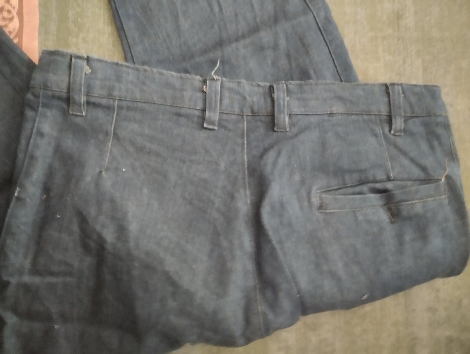 Gri Erkek Denim Pantolon, Kemerli, Normal Boy - Görsel 4