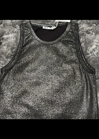 Kadın parlak Kolsuz Atlet - Görsel 3